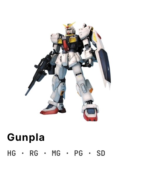 Kits Gunpla y Gundam
