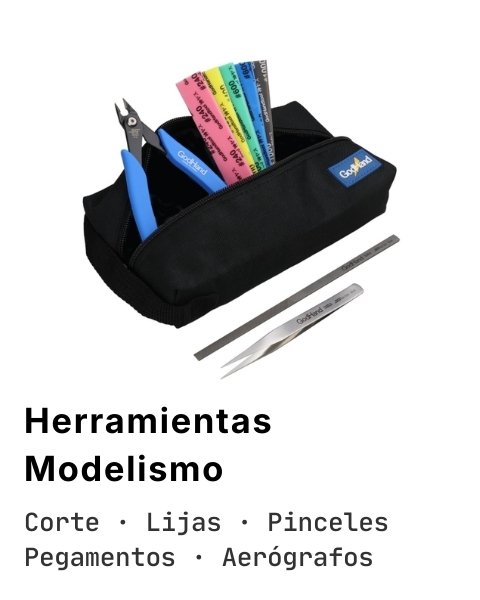 Herramientas y materiales para modelismo