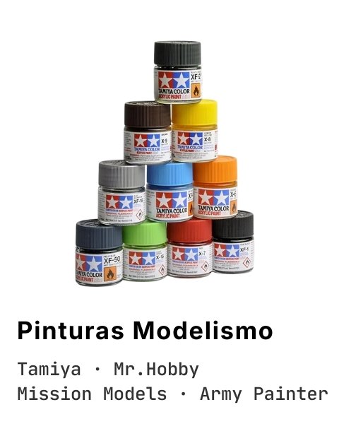 Pinturas para modelismo y maquetas